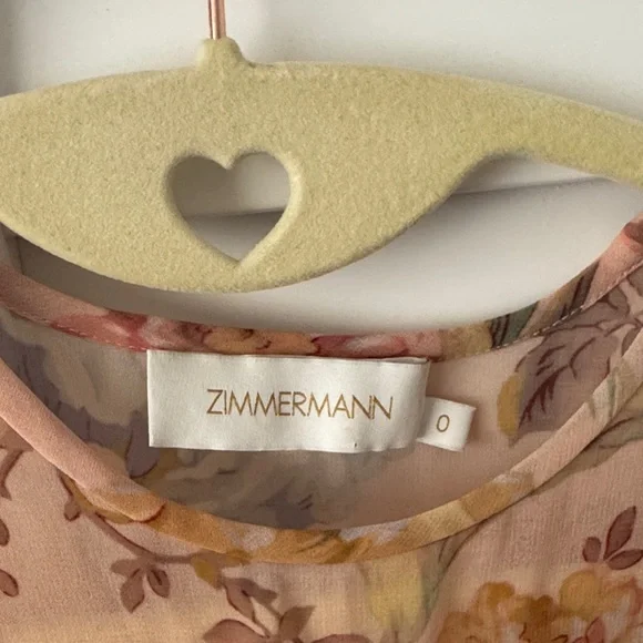 Zimmermann Floral Midi Dress with Lace Details - Picture 9 of 15